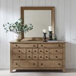 Grandpas Cabin 7 Drawer Dresser and Mirror