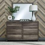 Tanners Creek 6 Drawer Dresser and Mirror