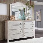 Farmhouse Reimagined 8 Drawer Dresser and Mirror