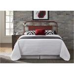 Vintage Series Queen Metal Headboard - Red