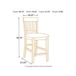 Ralene Counter Height Bar Stool - Image 8