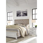 Kanwyn Queen Upholstered Panel Bed - Image 15