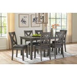 Caitbrook Dining Table and Chairs (Set of 7)