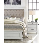 Kanwyn Queen Upholstered Panel Bed - Image 14