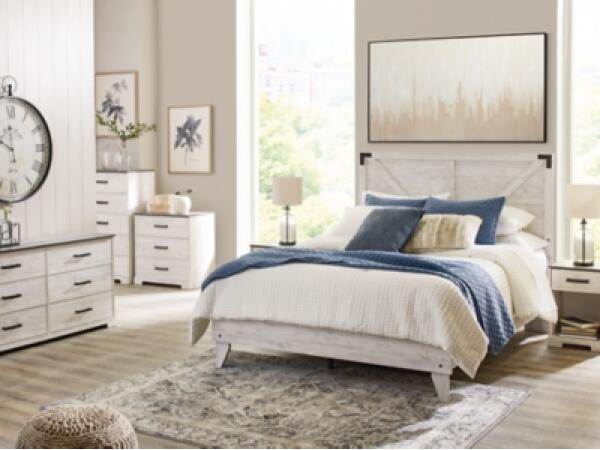 Shawburn Queen Crossbuck Panel Platform Bed - Image 7
