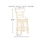 Pinnadel Counter Height Bar Stool - Image 4