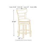 Pinnadel Counter Height Bar Stool - Image 4