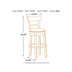 Pinnadel Bar Height Bar Stool - Image 4