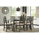 Rokane Dining Table and Chairs (Set of 7) - Image 6