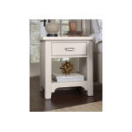 Bungalow Home 1 Drawer Nightstand Lattice - Image 2