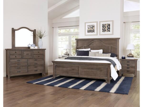 Bungalow Home Mantel King Bed Folkstone - Image 4