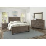 Sawmill Saddle Grey 7 Drawer Storage Dresser with Mirror - Image 2