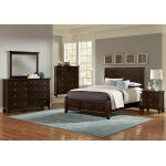 Bonanza Merlot 8 Drawer Storage Dresser and Mirror - Image 3