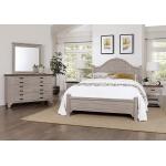LMCO Home Bungalow Home Double Dresser w/ Mirror - 6 Drawer Dover Grey/Folkstone - Image 2
