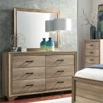 Sun Valley 6 Drawer Dresser and Mirror - Image 5