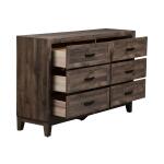 Ridgecrest 6 Drawer Dresser and Mirror - Image 3