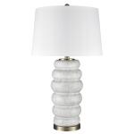 White Wash Table Lamp