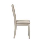 Thornton 7 Piece Rectangular Dining Set in Cream - Image 4