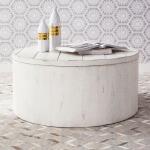 Modern Farmhouse Drum Cocktail Table - Image 5