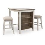 Skempton Counter Height Dining Table and Bar Stools (Set of 3) - Image 2