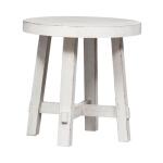 Modern Farmhouse Splay Leg Round End Table - Image 4