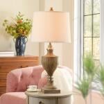 Gambell Brushed Steel Table Lamp - Image 2