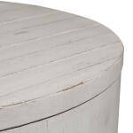 Modern Farmhouse Drum Cocktail Table - Image 2