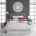 Vintage Series Queen Metal Bed - Image 2