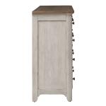 Farmhouse Reimagined 8 Drawer Dresser and Mirror - Image 3