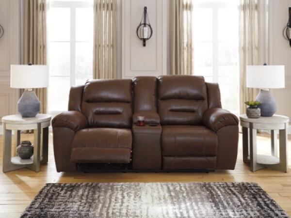 Stoneland Reclining Loveseat with Console - Image 3