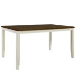 Thornton 7 Piece Rectangular Dining Set in Cream - Image 2