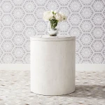 Modern Farmhouse Drum End Table