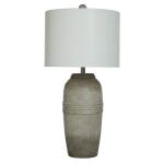 Bronzecotta Polyresin Table Lamp