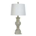 Bullwell Grey Table Lamp