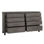 Modern Farmhouse 8 Drawer Dresser and Mirror - Image 3
