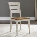Farmhouse Reimagined Ladder Back Side Chair - Image 3
