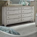 Farmhouse Reimagined 8 Drawer Dresser and Mirror - Image 2