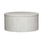 Modern Farmhouse Drum Cocktail Table