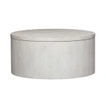 Modern Farmhouse Drum Cocktail Table