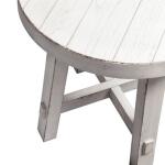 Modern Farmhouse Splay Leg Round End Table - Image 2
