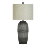 Concrete Grey Table Lamp