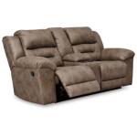 Stoneland Reclining Loveseat with Console - Image 2