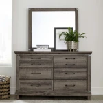 Lakeside Haven 6 Drawer Dresser and Mirror