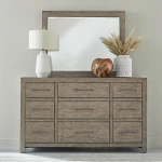 Skyview Lodge 9 Drawer Dresser and Mirror