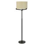 Brushed Black Industrial Floor Lamp