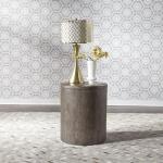 Modern Farmhouse Drum End Table - Image 3