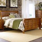 Grandpas Cabin Queen Sleigh Bed - Image 2