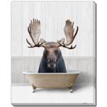 Bath Time Moose
