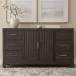 Modern Edge Brown Dresser & Mirror - Image 3