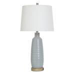 Spa Blue Ceramic Table Lamp